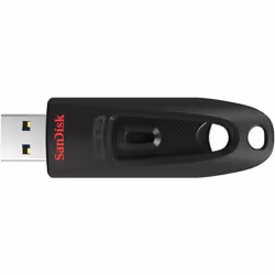 SanDisk Ultra, 16 Go, USB Type-A, 3.2 Gen 1 (3.1 Gen 1), 100 Mo/s, Slide, Noir