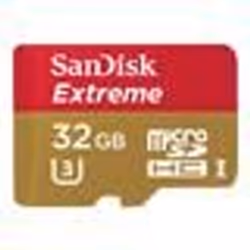 Hama microSDHC Extreme 32GB + SD, 32 Go, MiniSDHC, Classe 3, UHS, 60 Mo/s, Noir, Or, Rouge