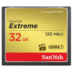 SanDisk 32GB Extreme, CF 32 Go CompactFlash