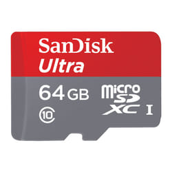 SanDisk Ultra, microSD, 64GB 64 Go MicroSDXC Classe 10