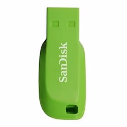 SanDisk Cruzer Blade 16GB, 16 Go, USB Type-A, 2.0, Sans capuchon, 2,5 g, Vert