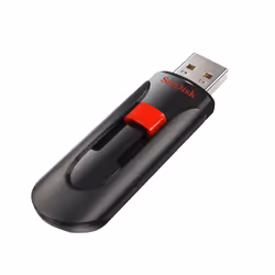 SanDisk Cruzer Glide lecteur USB flash 256 Go USB Type-A 2.0 Noir, Rouge