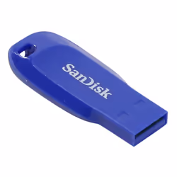 SanDisk Cruzer Blade 32 GB, 32 Go, USB Type-A, 2.0, Sans capuchon, 2,5 g, Bleu