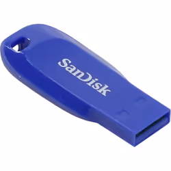 SanDisk Cruzer Blade 64 GB, 64 Go, USB Type-A, 2.0, Sans capuchon, Bleu