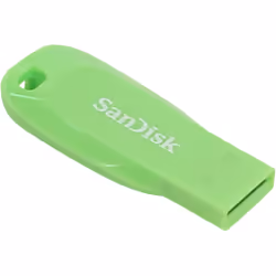 SanDisk Cruzer Blade 32 GB, 32 Go, USB Type-A, 2.0, Sans capuchon, Vert