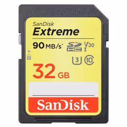 SanDisk SDSDXVE-032G-GNCI2, 32 Go, SDHC, Classe 10, UHS-I, 90 Mo/s, 40 Mo/s