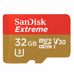 SanDisk 32GB, microSDHC, 32 Go, MicroSDHC, Classe 10, 90 Mo/s, 60 Mo/s, Marron, Rouge