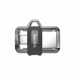 SanDisk Ultra Dual m3.0 lecteur USB flash 16 Go USB Type-A / Micro-USB 3.2 Gen 1 (3.1 Gen 1) Noir, Argent, Transparent - Vue supplémentaire 6