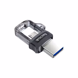 SanDisk Ultra Dual m3.0 lecteur USB flash 16 Go USB Type-A / Micro-USB 3.2 Gen 1 (3.1 Gen 1) Noir, Argent, Transparent - Vue supplémentaire 7