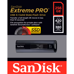 SanDisk Extreme Pro lecteur USB flash 256 Go USB Type-A 3.2 Gen 1 (3.1 Gen 1) Noir - Vue supplémentaire 7
