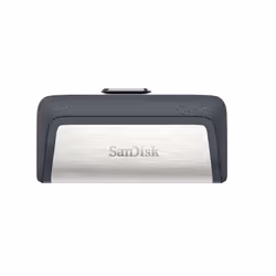 SanDisk Drive USB Ganda Ultra Tipe-C 256 GB, 256 Go, USB Type-A / USB Type-C, 3.2 Gen 1 (3.1 Gen 1), 150 Mo/s, Slide, Gris, A ...