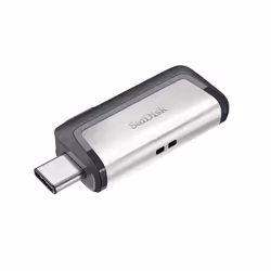 SanDisk Drive USB Ganda Ultra Tipe-C 256 GB lecteur USB flash 256 Go USB Type-A / USB Type-C 3.2 Gen 1 (3.1 Gen 1) Gris, Argent - Vue supplémentaire 4
