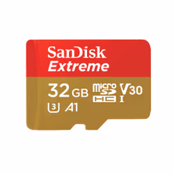 SanDisk Extreme, 32 Go, MicroSDHC, Classe 10, UHS-I, 100 Mo/s, 60 Mo/s
