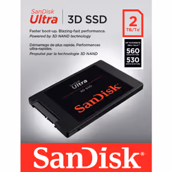 SanDisk Ultra 3D 2.5" 2 To Série ATA III