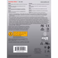 SanDisk Ultra 3D 2.5" 500 Go Série ATA III