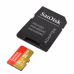 SanDisk Extreme 32 Go MicroSDHC UHS-I Classe 10 - Vue supplémentaire 4