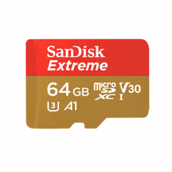 SanDisk Extreme, 64 Go, MicroSDXC, Classe 10, UHS-I, 100 Mo/s, 60 Mo/s