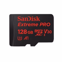 SanDisk Extreme Pro, 128 Go, MicroSDXC, Classe 10, UHS-I, 100 Mo/s, 90 Mo/s
