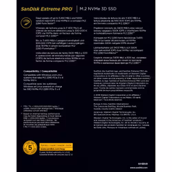 SanDisk Extreme PRO M.2 1 To PCI Express 3.0 NVMe