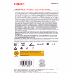 SanDisk Ultra 64 Go MicroSDXC UHS-I Classe 10