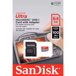 SanDisk Ultra 64 Go MicroSDXC UHS-I Classe 10