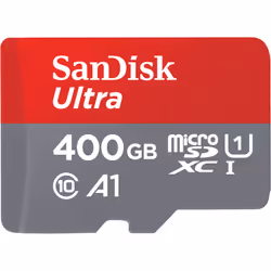 SanDisk Ultra, 400 Go, MicroSDXC, Classe 10, UHS-I, 100 Mo/s, Class 1 (U1)