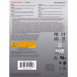 SanDisk Ultra 3D 2.5" 1 To Série ATA III