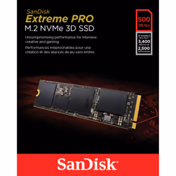 SanDisk ExtremePRO M.2 500 Go PCI Express 3.0 NVMe