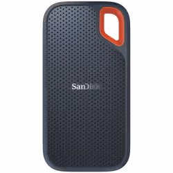 SanDisk Extreme, 250 Go, USB Type-C, 3.2 Gen 2 (3.1 Gen 2), 550 Mo/s, Protection par mot de passe, Gris, Orange