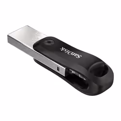 SanDisk SDIX60N-128G-GN6NE lecteur USB flash 128 Go 3.2 Gen 1 (3.1 Gen 1) Gris, Argent - Vue supplémentaire 5