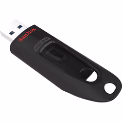 SanDisk ULTRA USB, 32 Go, USB Type-A, 3.2 Gen 1 (3.1 Gen 1), 100 Mo/s, Slide, Noir