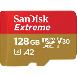 SanDisk Extreme 128 Go MicroSDXC UHS-I Classe 3