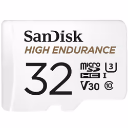 SanDisk High Endurance, 32 Go, MicroSDHC, Classe 10, UHS-I, 100 Mo/s, 40 Mo/s