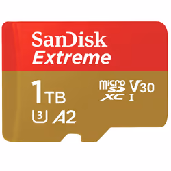 SanDisk Extreme, 1 To, MicroSDXC, Classe 10, UHS-I, 160 Mo/s, 90 Mo/s