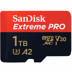 SanDisk Extreme, 1 To, MicroSD, Classe 10, UHS-I, 170 Mo/s, 90 Mo/s