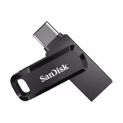 SanDisk Ultra Dual Drive, 128 Go, USB Type-A / USB Type-C, 3.2 Gen 1 (3.1 Gen 1), 150 Mo/s, Slide, Noir, Argent