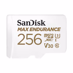 SanDisk MAX ENDURANCE, 256 Go, MicroSDXC, Classe 10, UHS-I, 100 Mo/s, 40 Mo/s