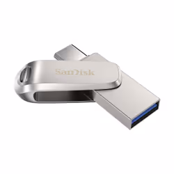 SanDisk Ultra Dual Drive Luxe lecteur USB flash 32 Go USB Type-A / USB Type-C 3.2 Gen 1 (3.1 Gen 1) Acier inoxydable