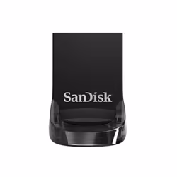 SanDisk Ultra Fit, 512 Go, USB Type-A, 3.2 Gen 1 (3.1 Gen 1), 130 Mo/s, Sans capuchon, Noir