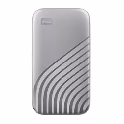 Western Digital Ultrastar My Passport, 1 To, USB Type-C, 3.2 Gen 2 (3.1 Gen 2), 1050 Mo/s, Protection par mot de passe, Argen ...