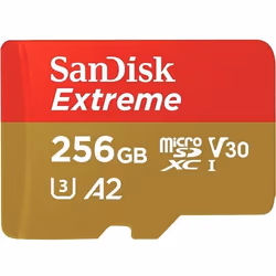 SanDisk Extreme 256 Go MicroSDXC UHS-I Classe 3