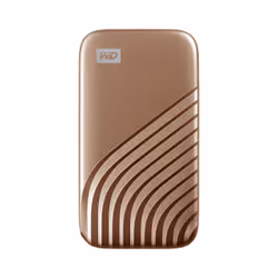 Western Digital My Passport SSD, 2 To, USB Type-C, 3.2 Gen 2 (3.1 Gen 2), 1050 Mo/s, Or
