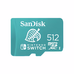 SanDisk SDSQXAO-512G-GNCZN, 512 Go, MicroSDXC, UHS-I, 100 Mo/s, 90 Mo/s, Vert