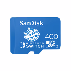 SanDisk SDSQXAO-400G-GNCZN, 400 Go, MicroSDXC, Classe 1, 100 Mo/s, 90 Mo/s, Bleu