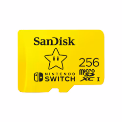 SanDisk SDSQXAO-256G-GN3ZN, 256 Go, MicroSDXC, UHS-I, 100 Mo/s, 90 Mo/s, Jaune