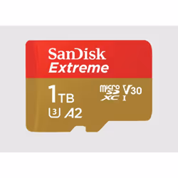 SanDisk Extreme, 1,02 To, MicroSDXC, Classe 3, UHS-I, 190 Mo/s, Class 1 (U1)