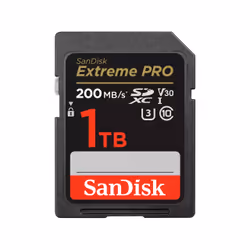 SanDisk Extreme PRO, 1 To, SDXC, Classe 10, UHS-I, 140 Mo/s, 90 Mo/s