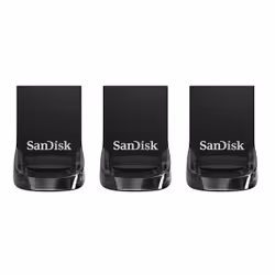SanDisk Ultra Fit, 32 Go, USB Type-A, 3.2 Gen 1 (3.1 Gen 1), 130 Mo/s, Sans capuchon, Noir