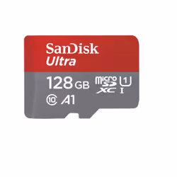 SanDisk Ultra, 128 Go, MicroSDXC, Classe 10, UHS-I, 140 Mo/s, Class 1 (U1)