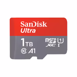 SanDisk Ultra, 1 To, MicroSDXC, Classe 10, UHS-I, 150 Mo/s, Class 1 (U1)